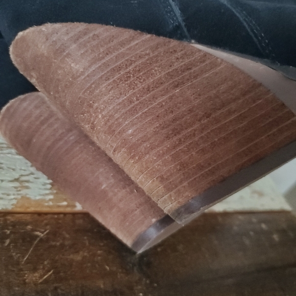 Jeffrey Campbell Free People Black Suede Knee-High Boots Womens 9.5 - Picture 10 of 15